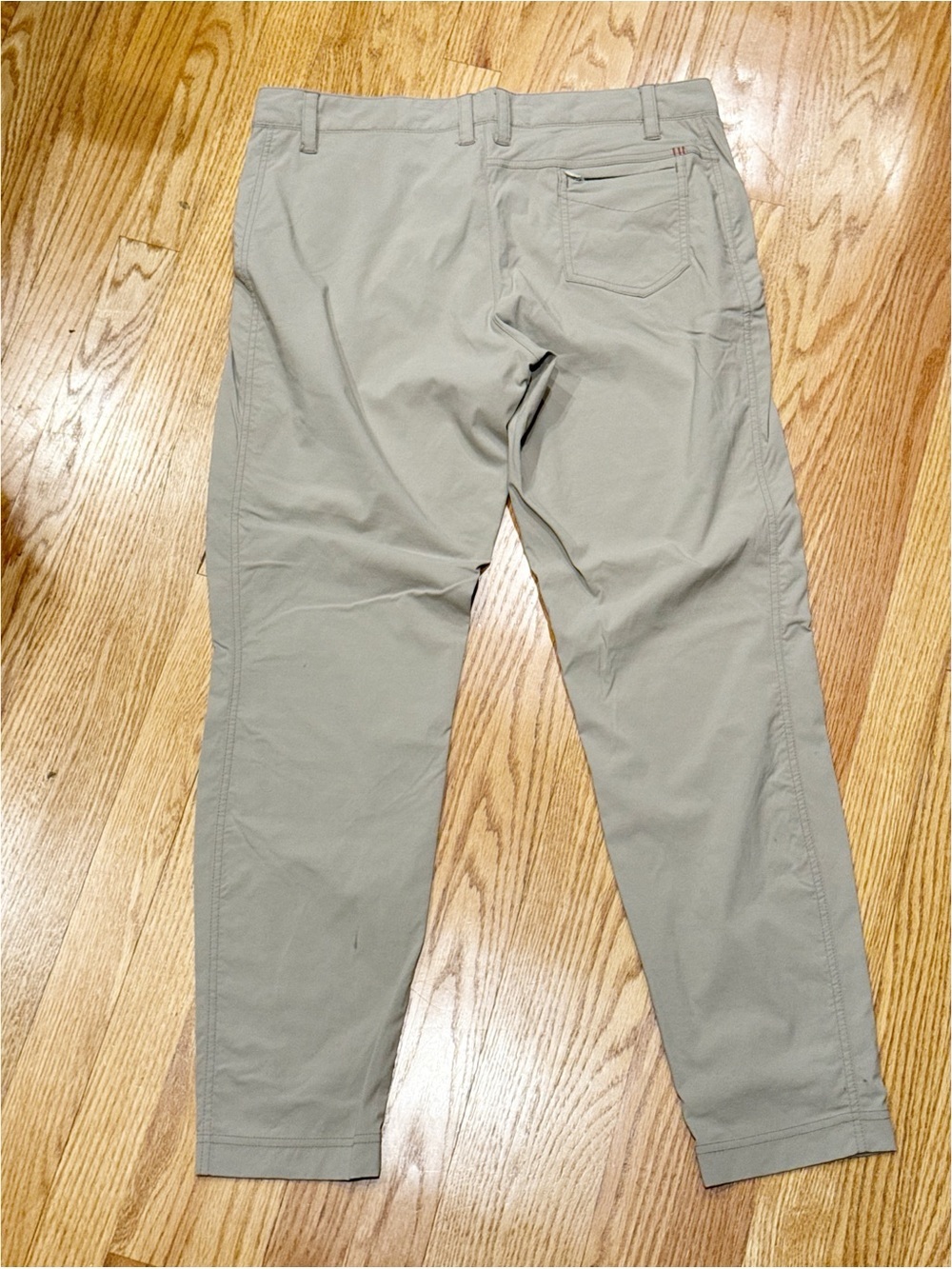 LL Bean Hiking Pants Womens 10 Regular Beige Nylon Spandex Outdoor Pockets - Picture 6 of 11